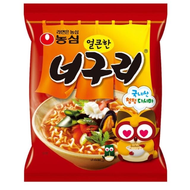 농심 얼큰한너구리 120g 30봉, 봉지라면 1박스