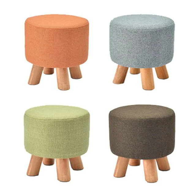 D44 원형 미니 스툴 4colors 인테리어 의자