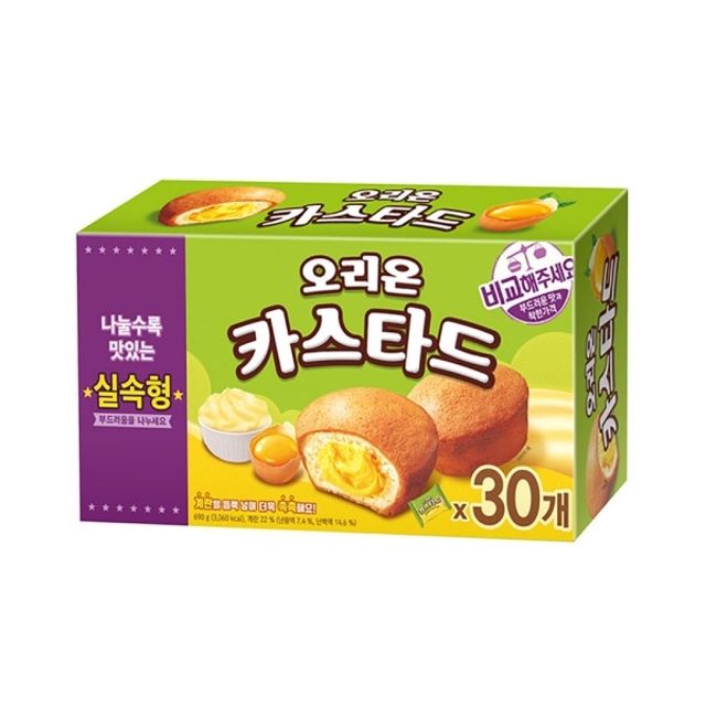 오리온 카스타드 실속형 690g 30P 대용량