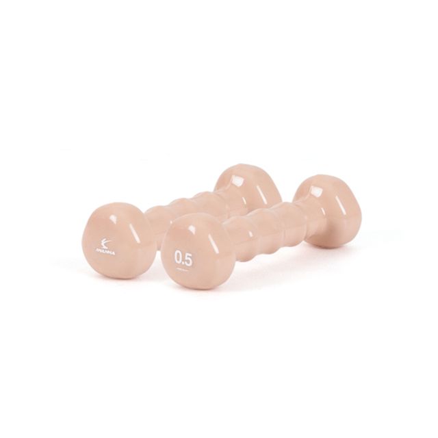 아이워너 PVC 삼각 아령 0.5kg 코랄핑크 - 홈트레이닝 초보자용