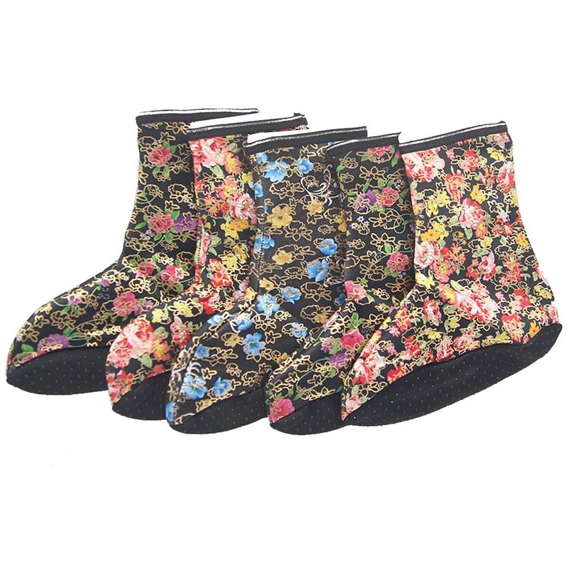 여성용 방한 기모 중목 겨울 버선 3족 - 따뜻한 덧신