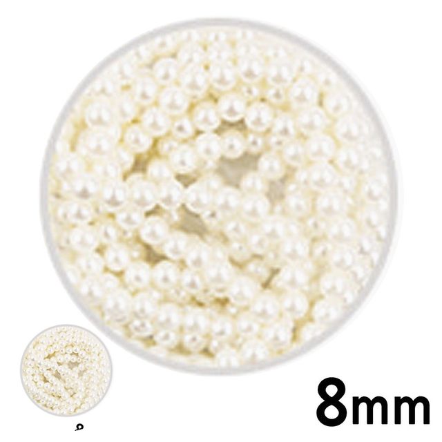 비즈공예부자재 비즈공예비즈 칼라 구슬 단색 진주 진주색 8mm