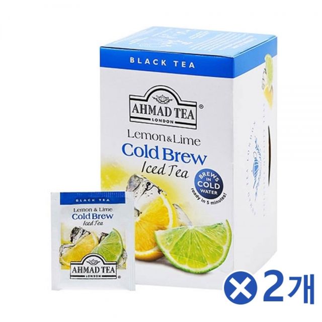 콜드브루 레몬 라임 아이스티 티백 2.1gX20pX2박스