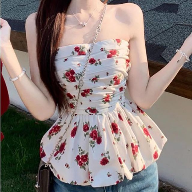 프릴 블라우스 빅사이즈, 봄 캐주얼 여성 셔츠 코디