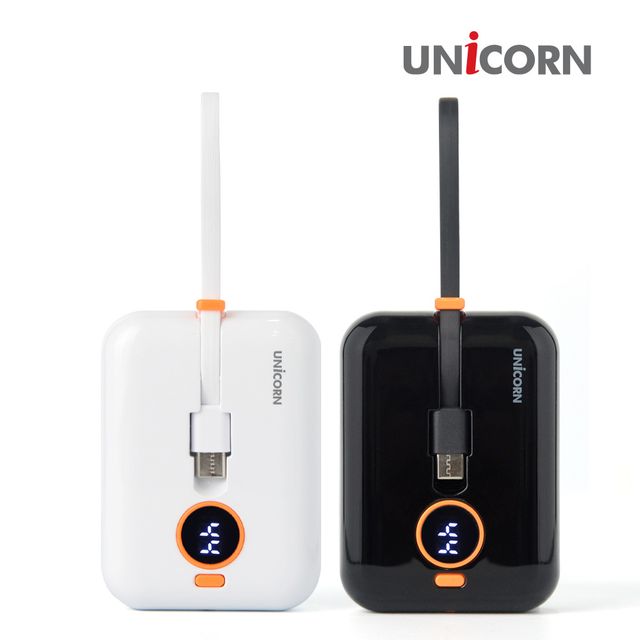 유니콘 10000mAh C타입 8핀 동시충전 보조배터리