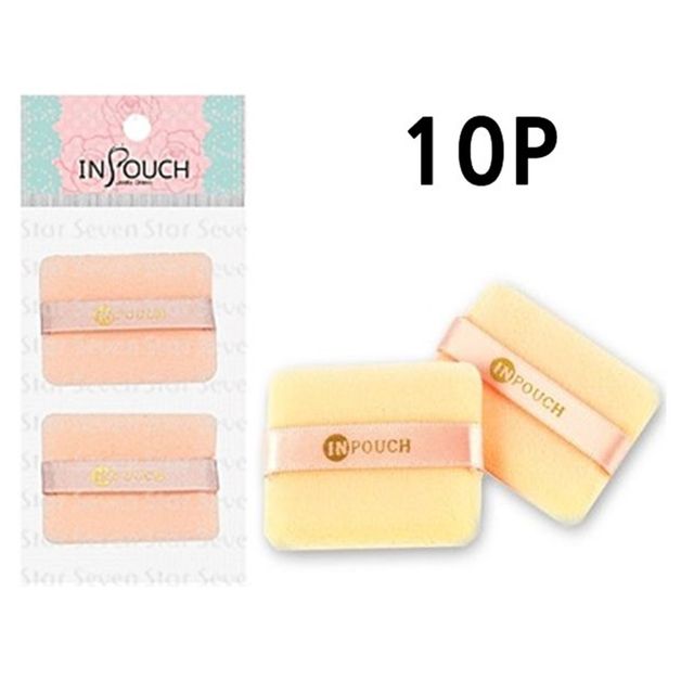 후로킹 사각퍼프 10P 세트, 정밀 메이크업 전용 퍼프