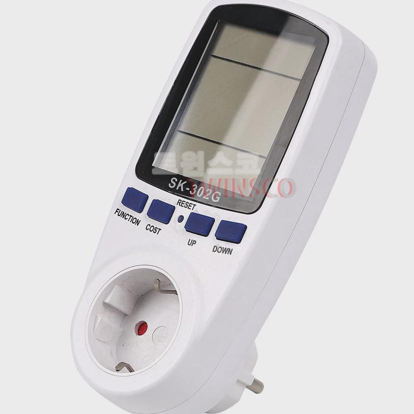 SKM 소비전력계 SK-302G - 가정용 전기 요금 측정기