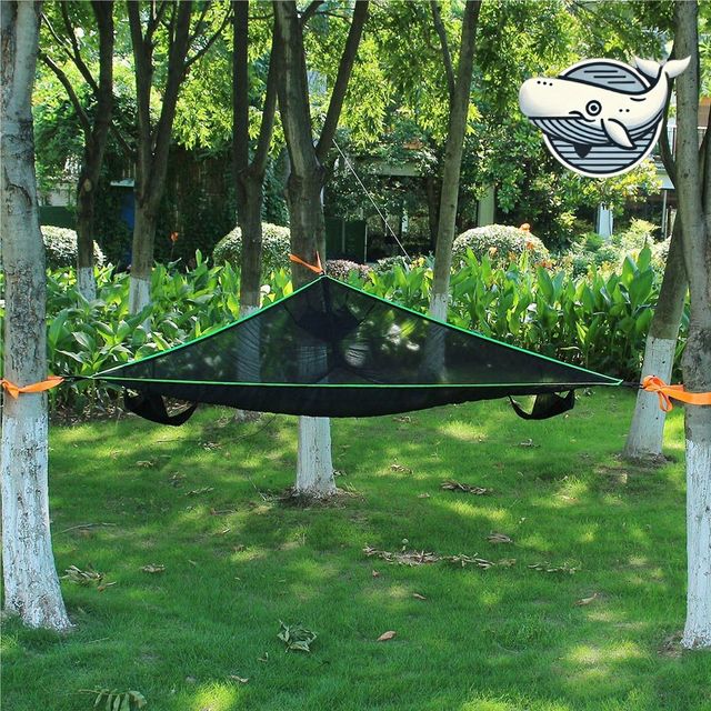 튼튼한 야외 캠핑 그물 해먹 실외용