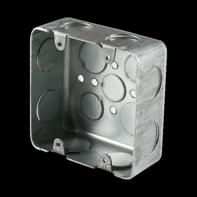 철 매입BOX 사각 (2개용) 44MM GWM