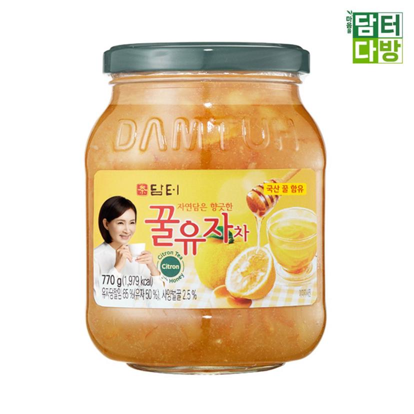 담터 꿀유자차 770g - 상큼하고 달콤한 전통 과일차