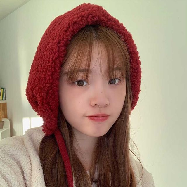 여자 겨울 방한 따듯한 뽀글이 턱 끈 귀달이 모자