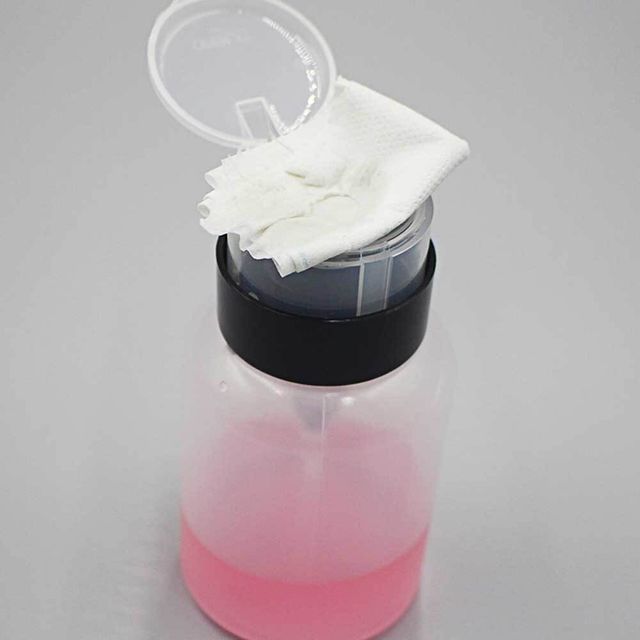 네일 리무버 펌프용기 200ML 공병 - 아세톤 리필용 재사용 용기