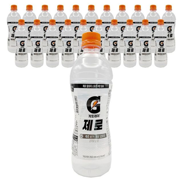 롯데 게토레이 제로 600ml x 24PET