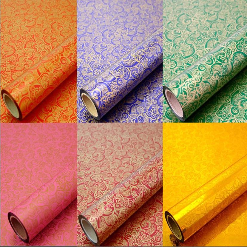 비닐 증착 롤 포장지 노블하트 대형 - 선물 포장지
