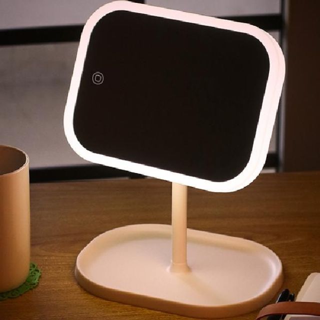 터치링 LED 조명 거울 라운드 - 메이크업 화장대 거울