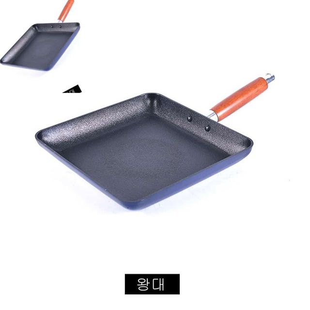논스틱 코팅 인덕션 사각 후라이팬 왕대 계란프라이팬 계란후라이팬 달걀말이후라이팬 네모후라이팬