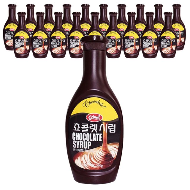 서강유업 초코시럽 530g 20개 대용량 세트