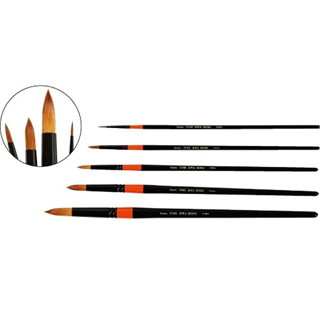 화홍 700R 수채화붓 16호 - 전문가용 세필붓 구성붓 추천