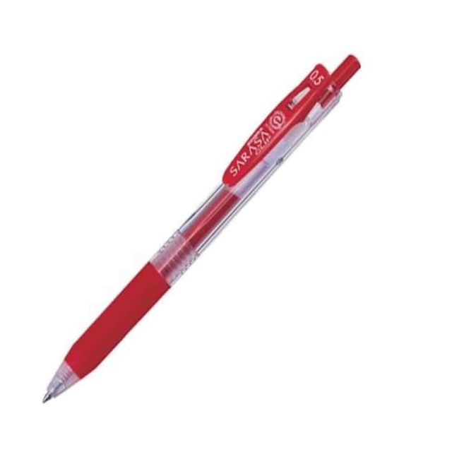 클립펜 0.5mm 적 필기감좋은볼펜 예쁜볼펜 고급볼펜 사무용볼펜