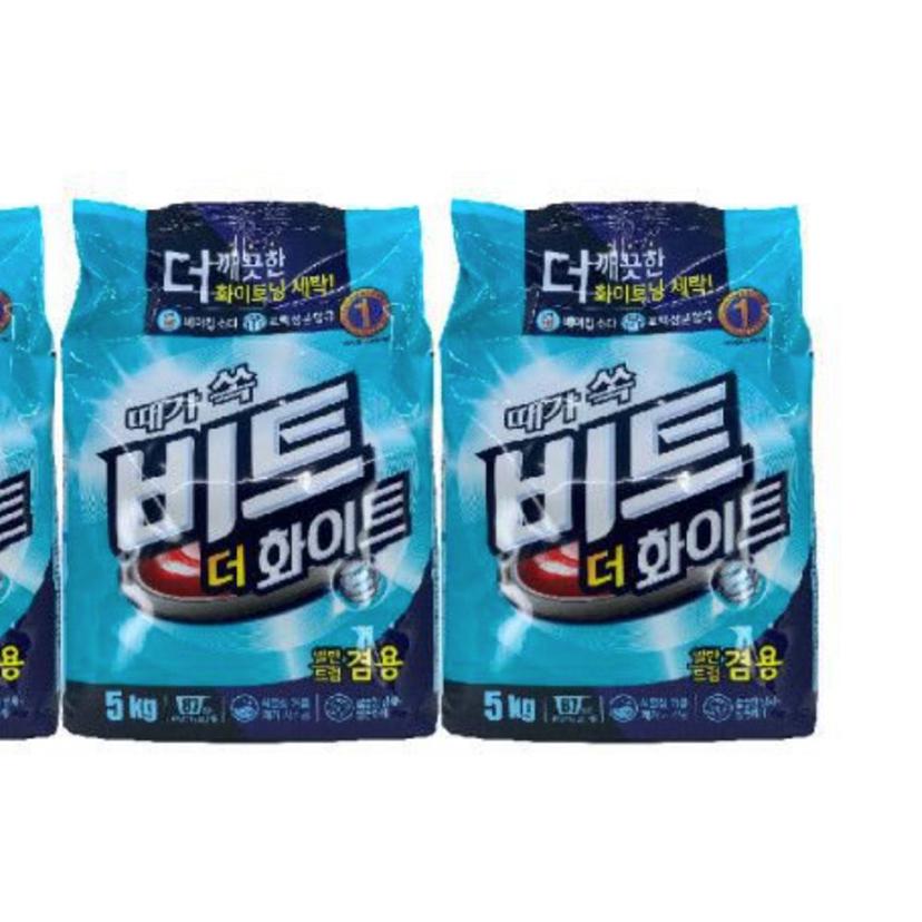 비트 더 화이트 5kg 파우치 세탁 세제 3묶음 세트
