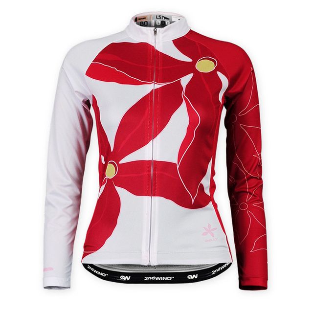 세컨윈드 릴리 여성 긴팔저지, 자전거의류