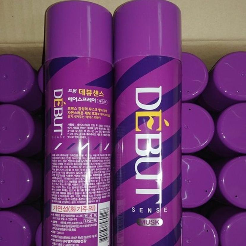 드봉 데뷰센스 헤어스프레이 300ml 무스크향 강력 고정