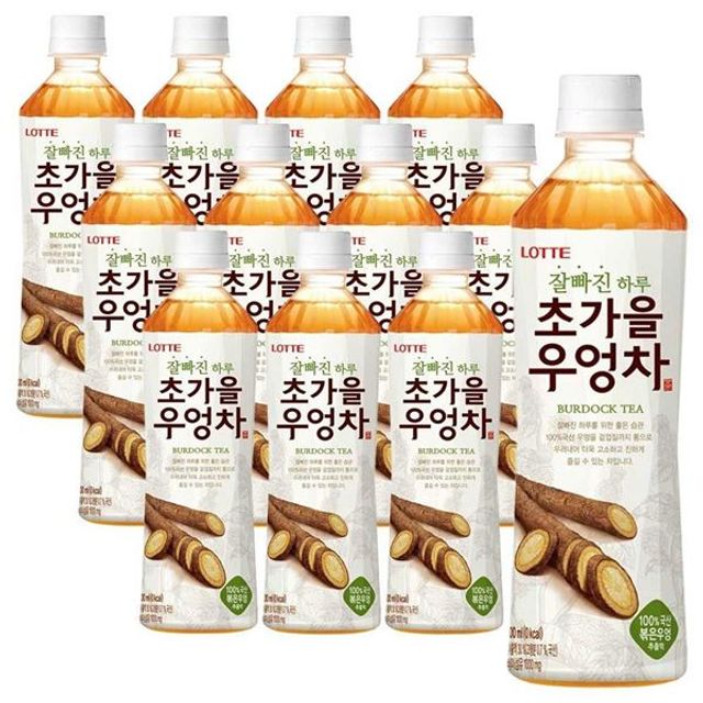 롯데 초가을 우엉차 500ml 12PET, 기타차 음료
