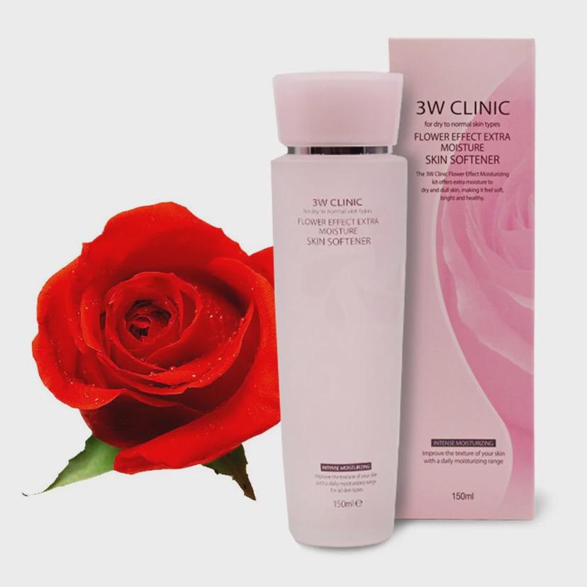 3W 플라워 초보습 스킨 소프트너 150ml - 수분 토너