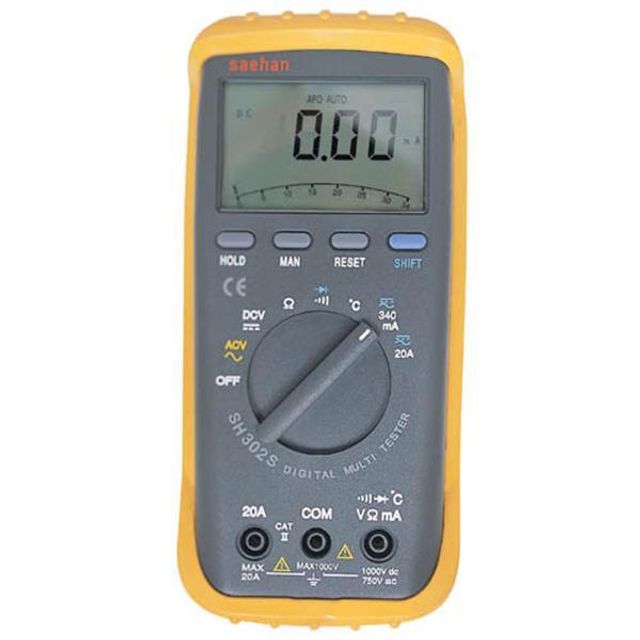 디지털 테스터기 SH-302S AC750/DC1000V - 안전하고 정확한 전기 측정 솔루션