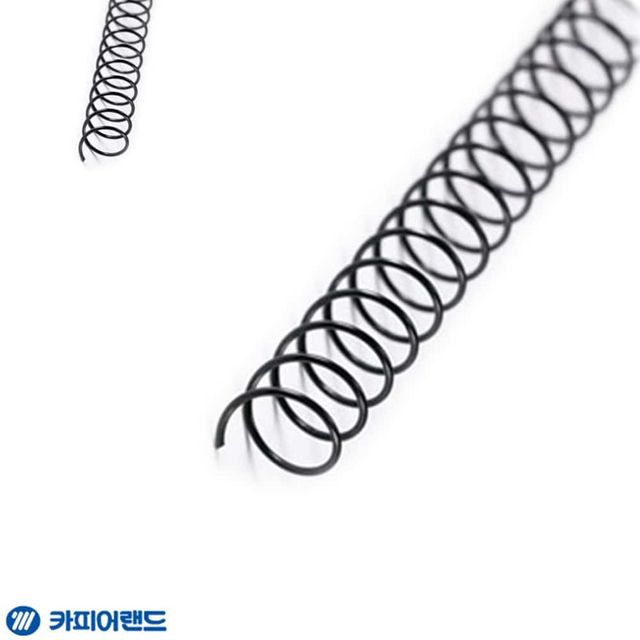 제본용 3대1 스틸 코일링 28mm 2Kg 검정 스프링제본 문서링 스프링링 스틸링