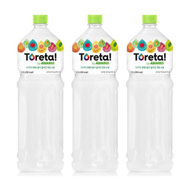 코카콜라 토레타 1.5L 12펫 - 과일 향 탄산음료, 가족용 대용량