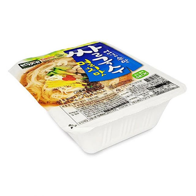 쿨샵 백제 쌀국수 4분 컵라면 김치맛 멸치맛