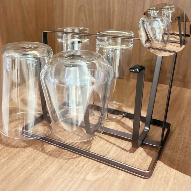 그릇건조대 기둥식식기건조대 6구 컵 걸이
