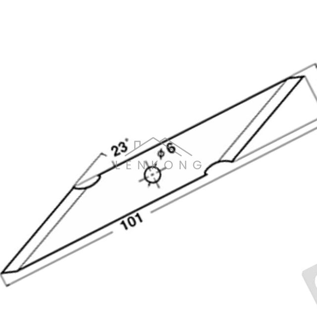 사무용커터칼 택배커터칼 커터날 다용도날 1.0Tx14x101mm 양쪽겸용 1EA