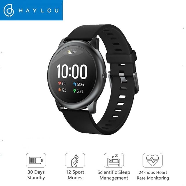 글로벌 버전 Haylou Solar LS05 스마트 시계 - 스포츠 및 건강 관리