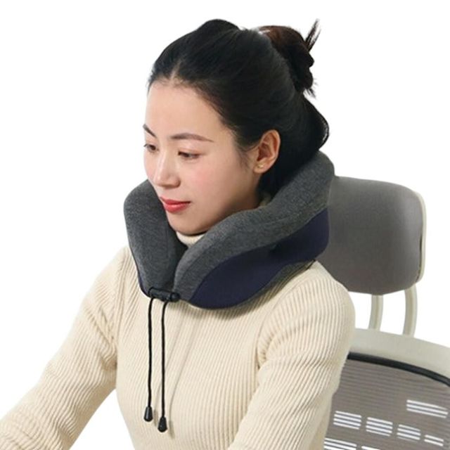 메모리폼 목쿠션 (네이비)