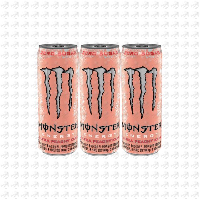 몬스터에너지 울트라피치킨 355ml 3개 구매 - 탄산음료 추천