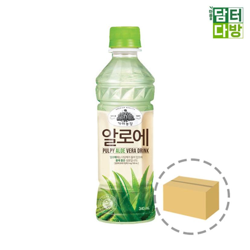 가야농장 알로에 340ml 24페트 세트 건강 음료