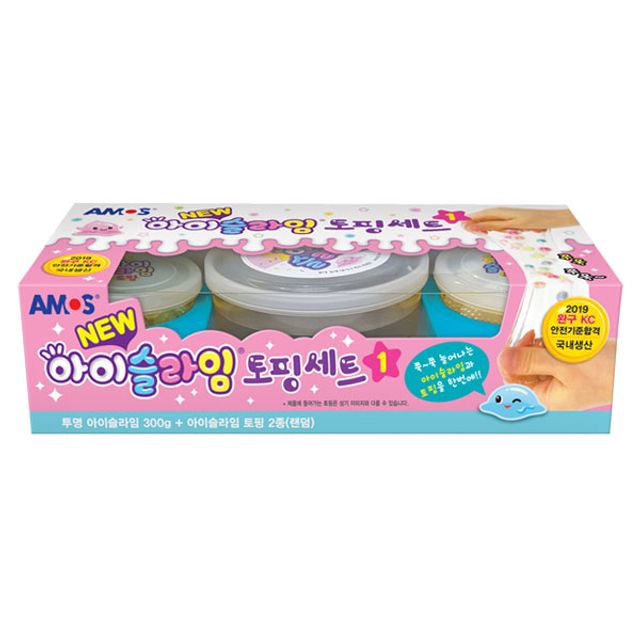 아모스 아이슬라임 토핑 세트 1번 - 어린이 슬라임 DIY 재료