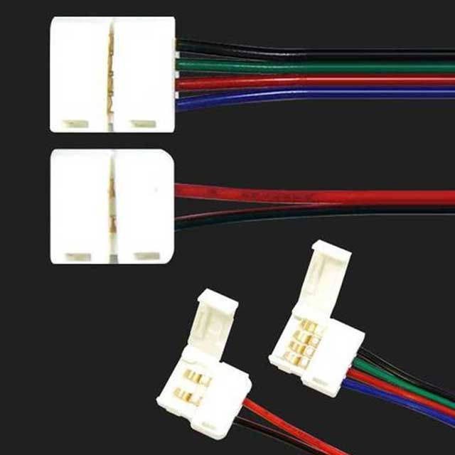 차량 LED 바 커넥터 손쉬운 배선 연결 2P 4P - DIY 튜닝 필수 부품