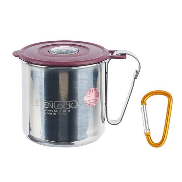 125ml 스텐락 등산컵 스텐 나침반 1호 환경 나침반 등