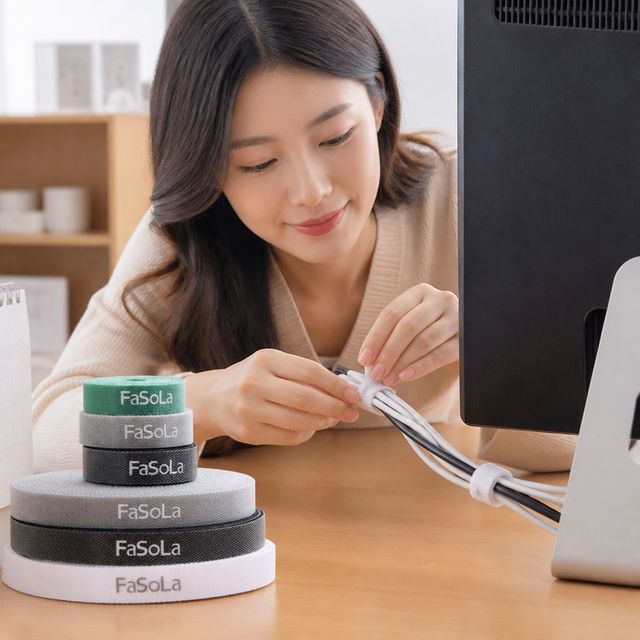 파솔라 전선정리 케이블타이 잘라쓰는 선정리함 책상 사무실 케이블 전선 정리