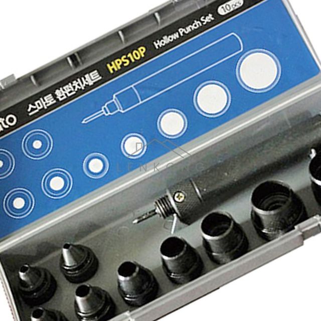수동펀치 펀치비트 펀치 환펀치세트 HPS10P 1SET