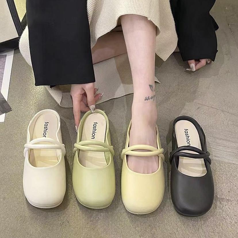 우프스 둥근코 유연한 블로퍼 여성 데일리 슈즈