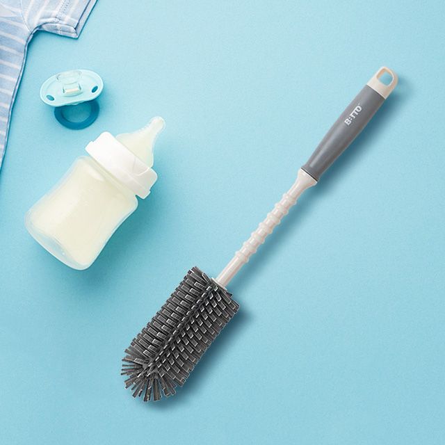 납작모 젖병솔 - 꼼꼼한 세척용 젖병 브러쉬