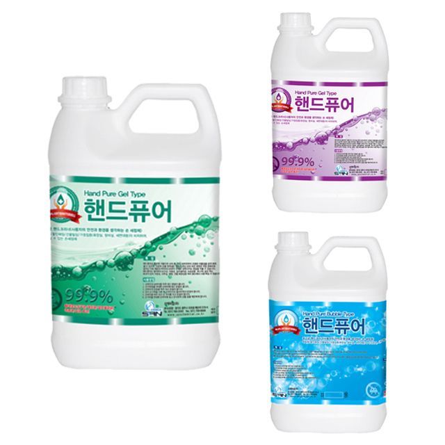 핸드퓨어 핸드워시 물비누 거품비누 3.75L - 대용량 손세정제