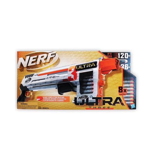 너프 울트라 THREE E7923 장난감 총 소프트 dart 발사기