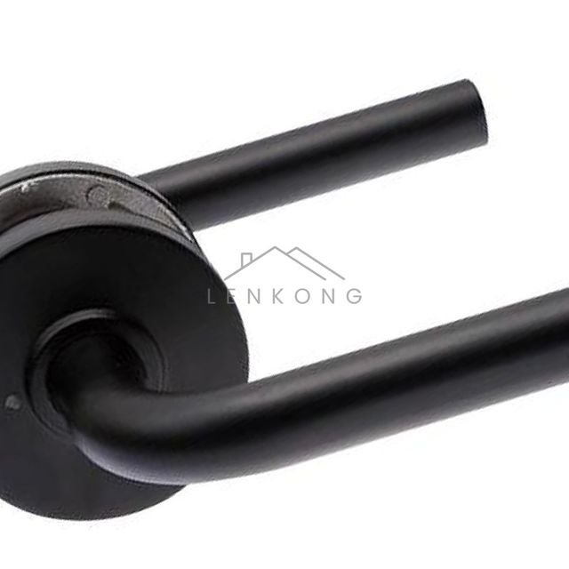 욕실용손잡이 문손잡이 목문레버 욕실용 STL 112블랙 STL 112 1EA