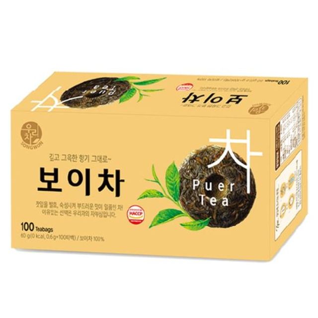 송원 보이차 100T 대용량 티백 건강차 침출차