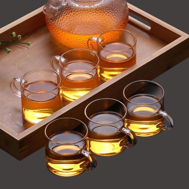 내열유리 찻잔 6개입 80ml 용량